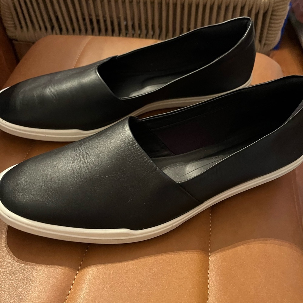 Black Slip-On Sneakers